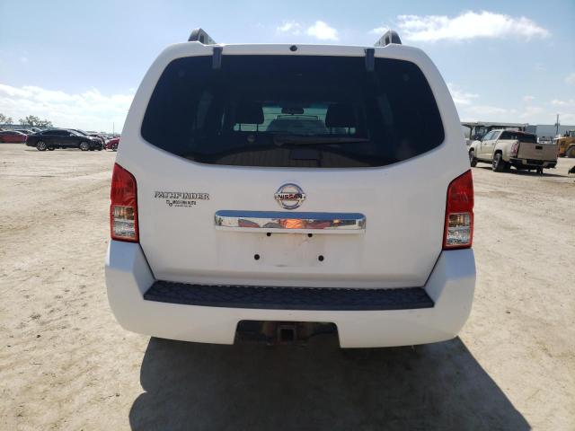 5N1AR18B89C604070 - 2009 NISSAN PATHFINDER S WHITE photo 6