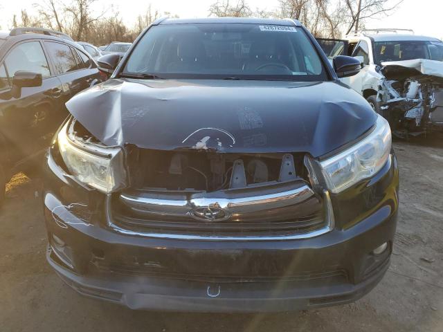 5TDJKRFH7ES062032 - 2014 TOYOTA HIGHLANDER XLE BLACK photo 5