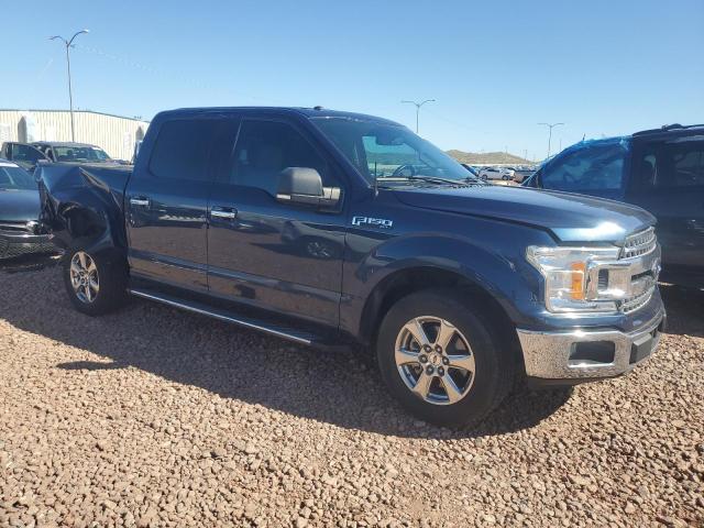 1FTEW1CG3JKD09003 - 2018 FORD F150 SUPERCREW BLUE photo 4