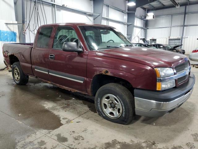 2GCEK19V731351579 - 2003 CHEVROLET 1500 K1500 BURGUNDY photo 4