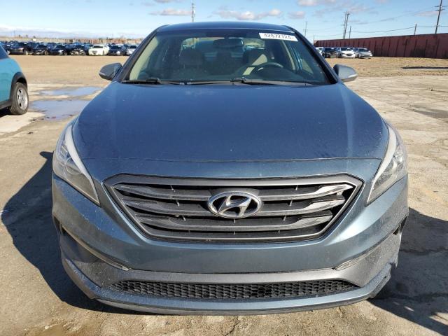 5NPE34AF8FH231165 - 2015 HYUNDAI SONATA SPORT BLUE photo 5