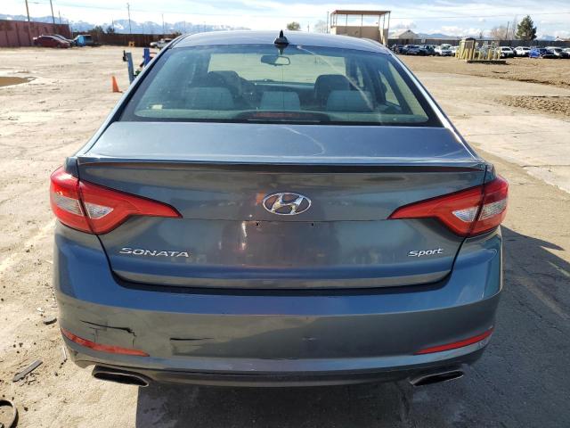 5NPE34AF8FH231165 - 2015 HYUNDAI SONATA SPORT BLUE photo 6