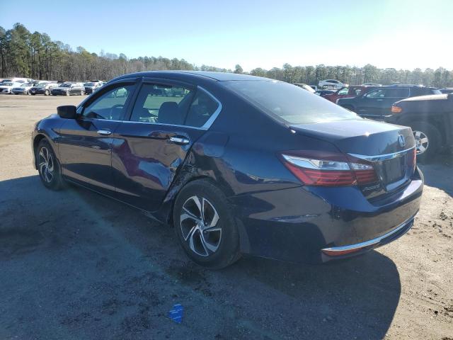 1HGCR2F35HA087949 - 2017 HONDA ACCORD LX BLUE photo 2