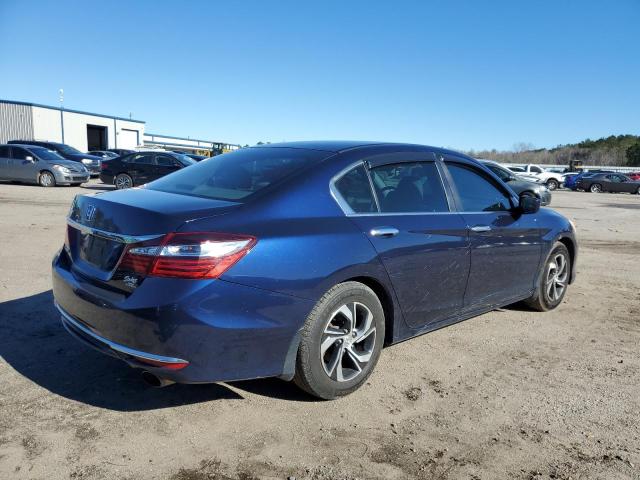 1HGCR2F35HA087949 - 2017 HONDA ACCORD LX BLUE photo 3