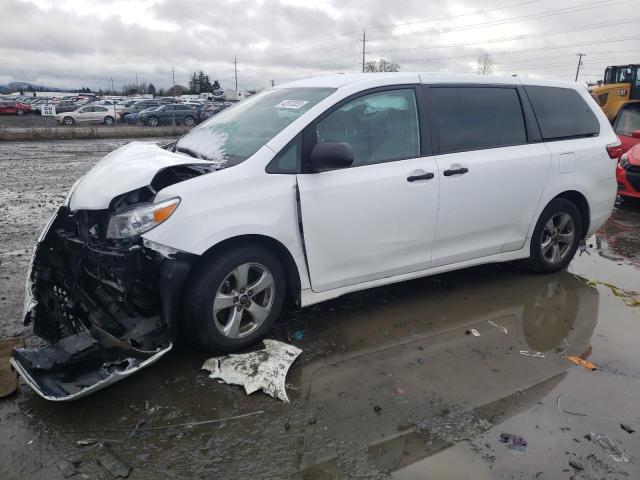 5TDZZ3DC9LS034460 - 2020 TOYOTA SIENNA L WHITE photo 1