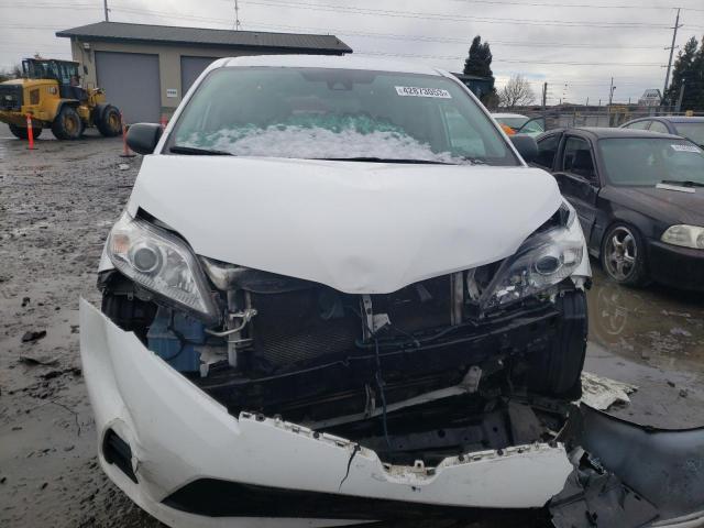 5TDZZ3DC9LS034460 - 2020 TOYOTA SIENNA L WHITE photo 5