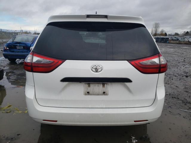 5TDZZ3DC9LS034460 - 2020 TOYOTA SIENNA L WHITE photo 6