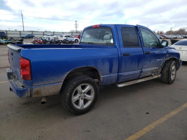 1D7HU18287S176902 - 2007 DODGE RAM 1500 ST BLUE photo 3