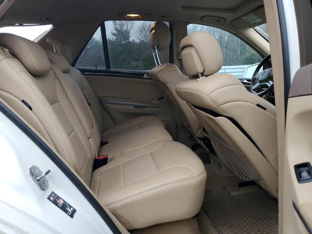 4JGBB8GB4BA699683 - 2011 MERCEDES-BENZ ML 350 4MATIC WHITE photo 11