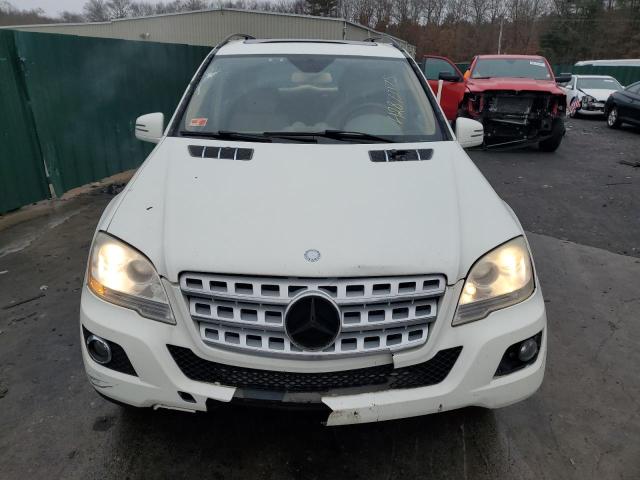 4JGBB8GB4BA699683 - 2011 MERCEDES-BENZ ML 350 4MATIC WHITE photo 5