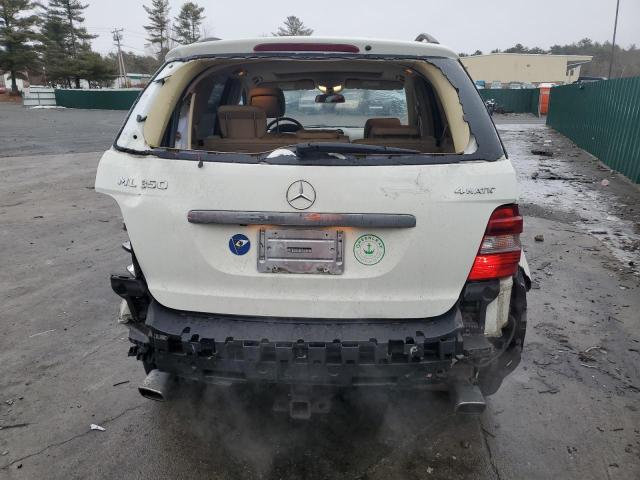 4JGBB8GB4BA699683 - 2011 MERCEDES-BENZ ML 350 4MATIC WHITE photo 6