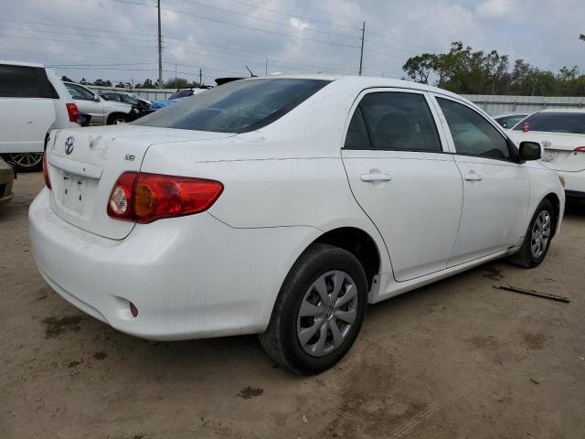 1NXBU4EE7AZ258529 - 2010 TOYOTA COROLLA BASE WHITE photo 3