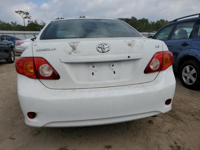 1NXBU4EE7AZ258529 - 2010 TOYOTA COROLLA BASE WHITE photo 6