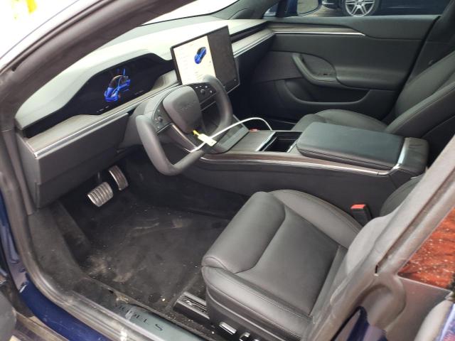 5YJSA1E50NF461577 - 2022 TESLA MODEL S 蓝色 照片 7