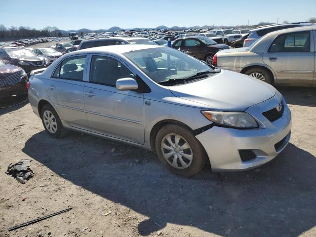 1NXBU4EE6AZ340297 - 2010 TOYOTA COROLLA BASE SILVER photo 4