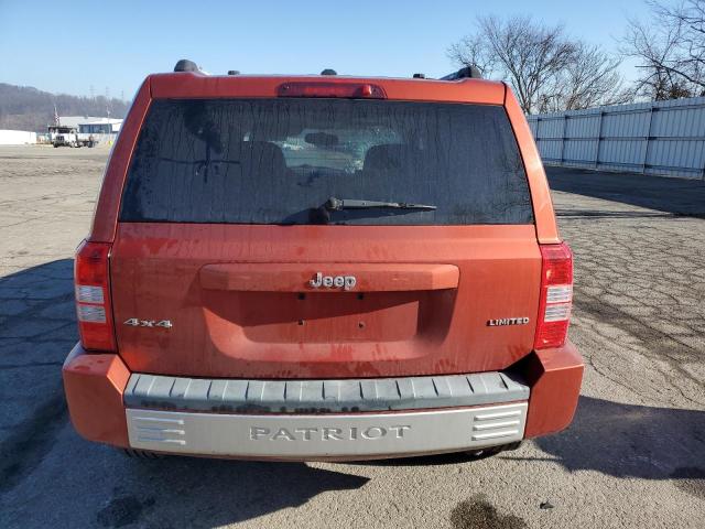 1J8FF48W68D766451 - 2008 JEEP PATRIOT LIMITED ORANGE photo 6