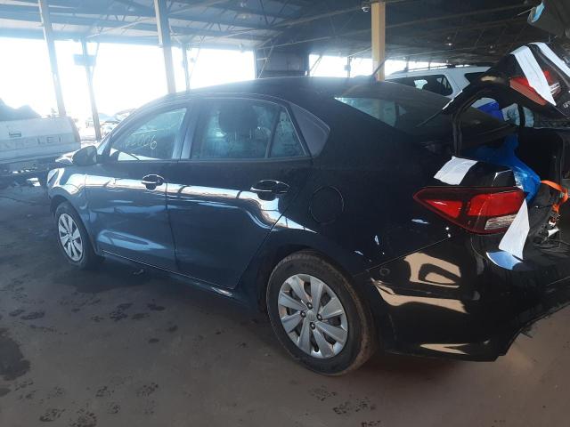 3KPA24AB1KE211496 - 2019 KIA RIO S BLACK photo 2