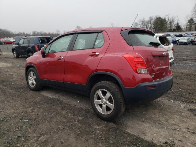 KL7CJPSB9FB078790 - 2015 CHEVROLET TRAX 1LS RED photo 2