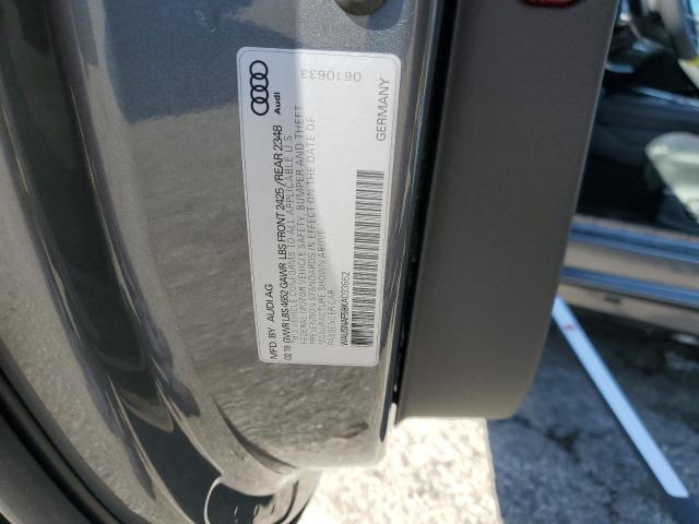 WAUSNAF58KA033552 - 2019 AUDI A5 PREMIUM GRAY photo 13