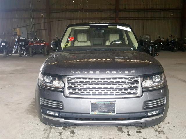 SALGV3TF6EA166552 - 2014 LAND ROVER RANGE ROVER AUTOBIOGRAPHY  photo 9