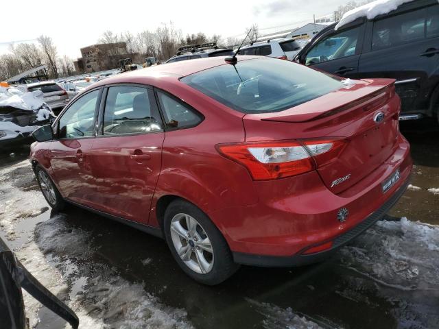 1FAHP3F2XCL412539 - 2012 FORD FOCUS SE MAROON photo 2