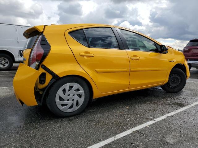 JTDKDTB32G1131277 - 2016 TOYOTA PRIUS C YELLOW photo 3