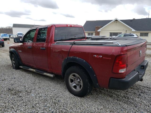 1D3HV18P29S795850 - 2009 DODGE RAM 1500 RED photo 2