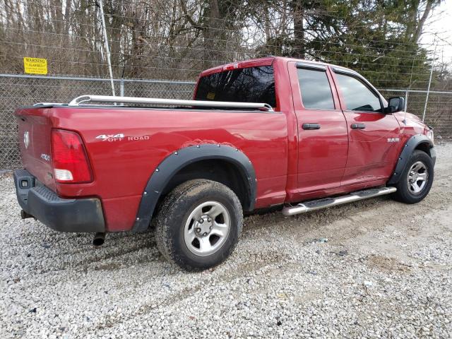 1D3HV18P29S795850 - 2009 DODGE RAM 1500 RED photo 3