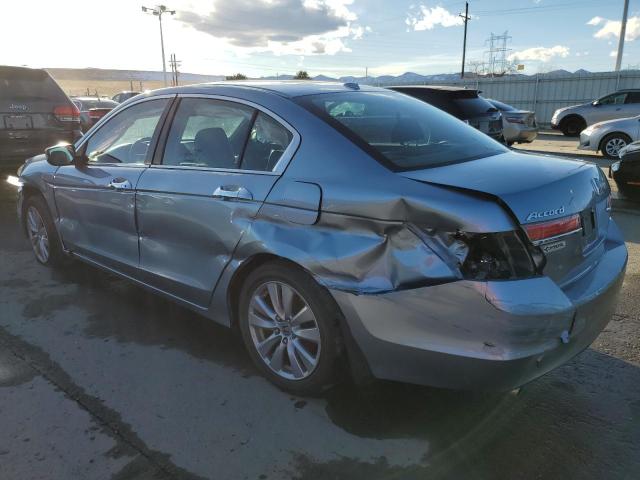 1HGCP3F83BA004985 - 2011 HONDA ACCORD EXL BLUE photo 2