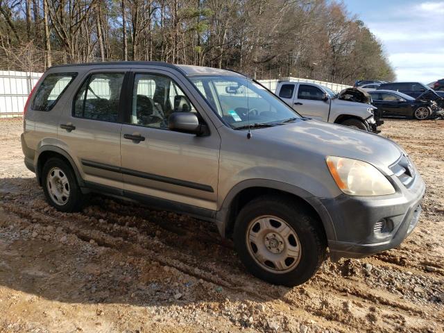 JHLRD68536C009803 - 2006 HONDA CR-V LX GRAY photo 4