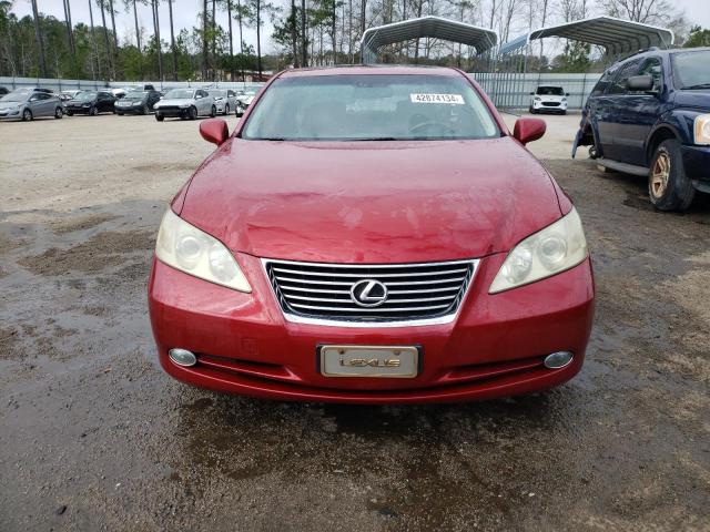 JTHBJ46G392291420 - 2009 LEXUS ES 350 BURGUNDY photo 5