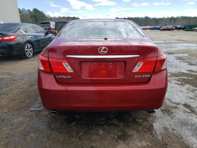 JTHBJ46G392291420 - 2009 LEXUS ES 350 BURGUNDY photo 6