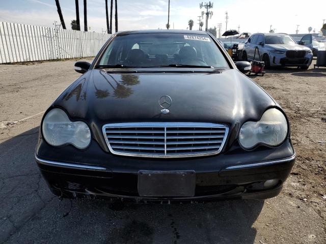 WDBRF61J92F216847 - 2002 MERCEDES-BENZ C 240 BLACK photo 5