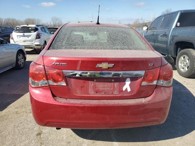 1G1PF5SC0C7138434 - 2012 CHEVROLET CRUZE LT BURGUNDY photo 6