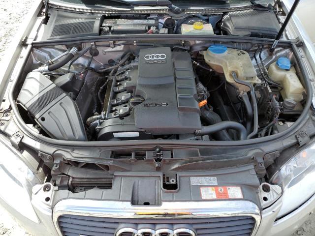 WAUKF78EX7A154331 - 2007 AUDI A4 2.0T AVANT QUATTRO SILVER photo 11