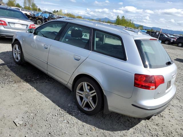 WAUKF78EX7A154331 - 2007 AUDI A4 2.0T AVANT QUATTRO SILVER photo 2