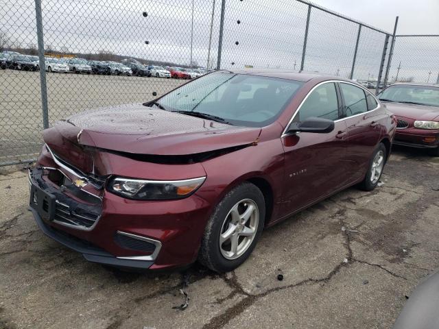 1G1ZB5ST3GF293267 - 2016 CHEVROLET MALIBU LS MAROON photo 1