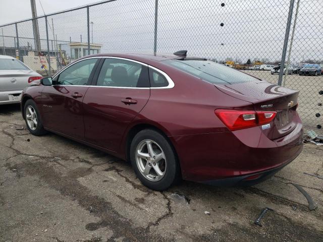 1G1ZB5ST3GF293267 - 2016 CHEVROLET MALIBU LS MAROON photo 2