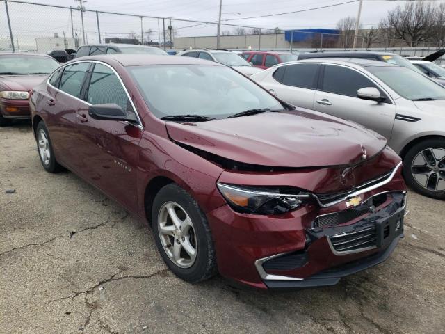 1G1ZB5ST3GF293267 - 2016 CHEVROLET MALIBU LS MAROON photo 4