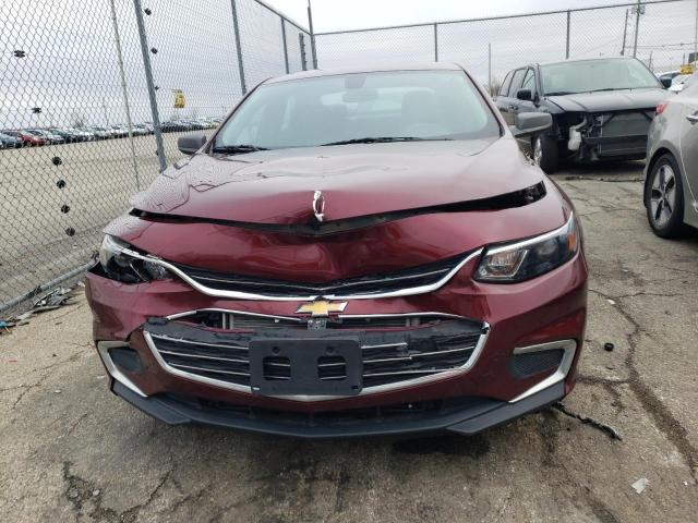 1G1ZB5ST3GF293267 - 2016 CHEVROLET MALIBU LS MAROON photo 5