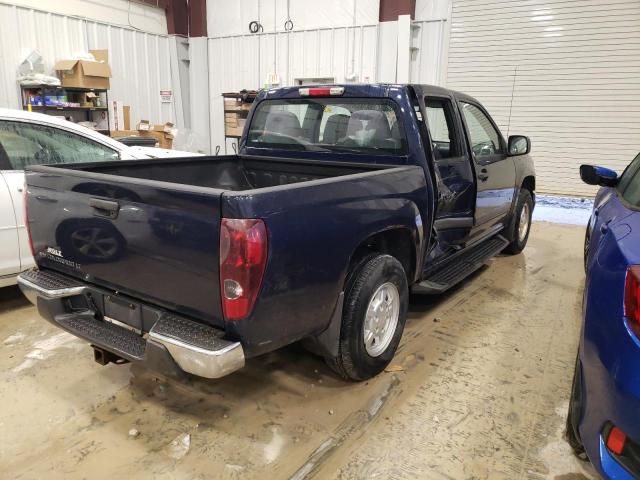 1GCCS139378252067 - 2007 CHEVROLET COLORADO BLUE photo 3