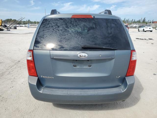 KNDMB233776171347 - 2007 KIA SEDONA EX GRAY photo 6