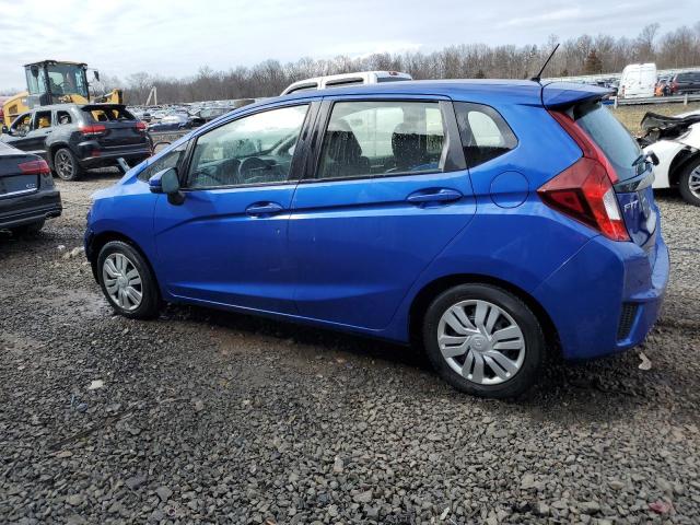 JHMGK5H54GX004381 - 2016 HONDA FIT LX BLUE photo 2