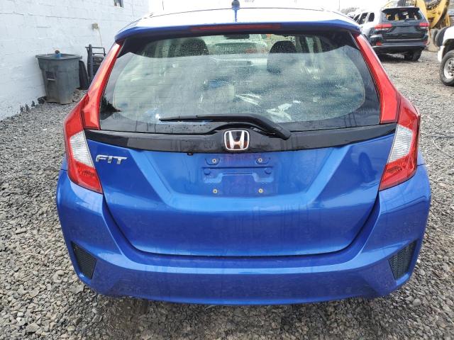 JHMGK5H54GX004381 - 2016 HONDA FIT LX BLUE photo 6