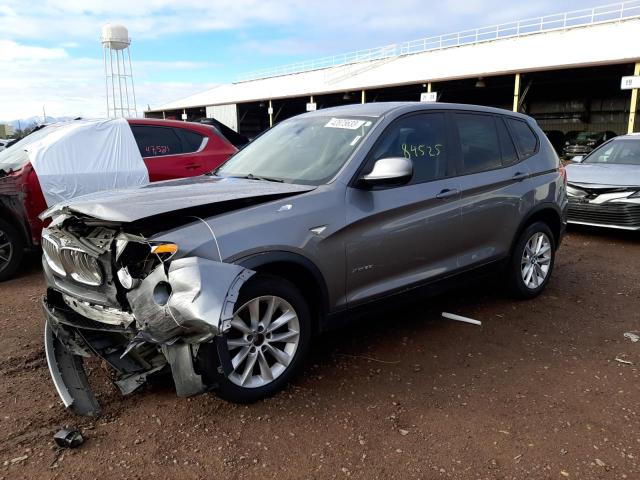 5UXWX9C50D0A22332 - 2013 BMW X3 XDRIVE28I GRAY photo 1