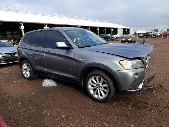 5UXWX9C50D0A22332 - 2013 BMW X3 XDRIVE28I GRAY photo 4