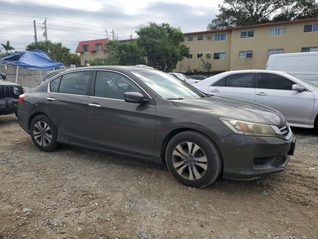 1HGCR2F31DA212505 - 2013 HONDA ACCORD LX GRAY photo 4