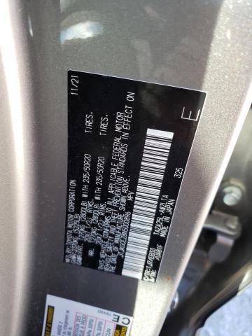 JTJKGCEZ8N5000896 - 2022 LEXUS NX 350 GRAY photo 13