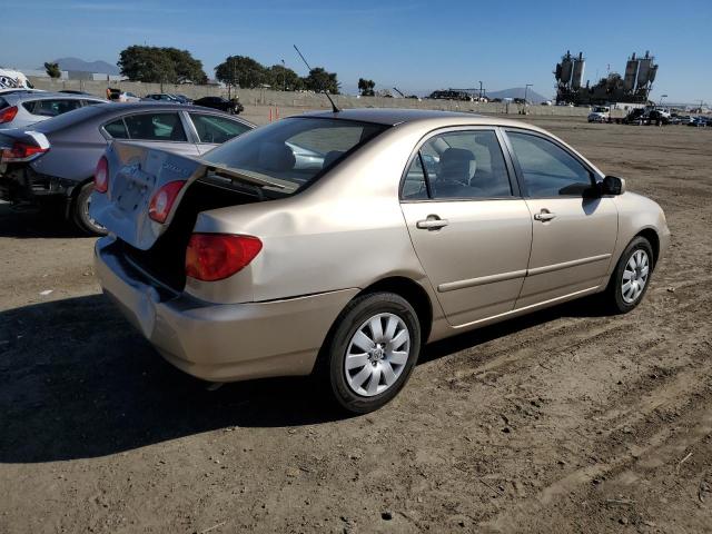 1NXBR32E84Z338250 - 2004 TOYOTA COROLLA CE GOLD photo 3