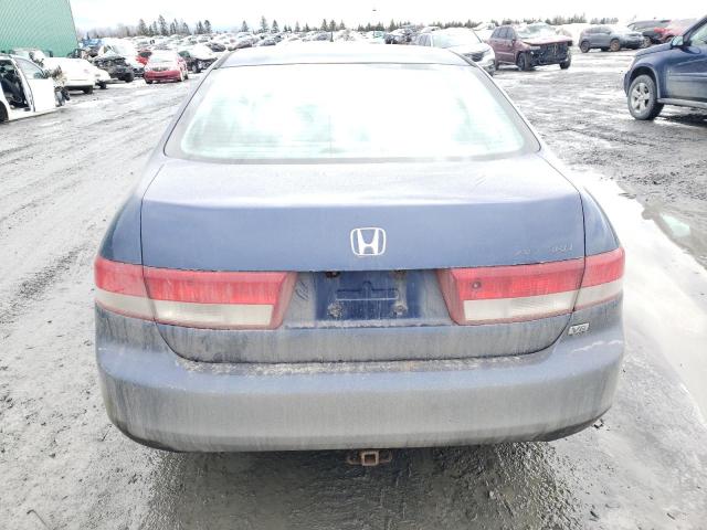 1HGCM66354A041764 - 2004 HONDA ACCORD LX BLUE photo 6